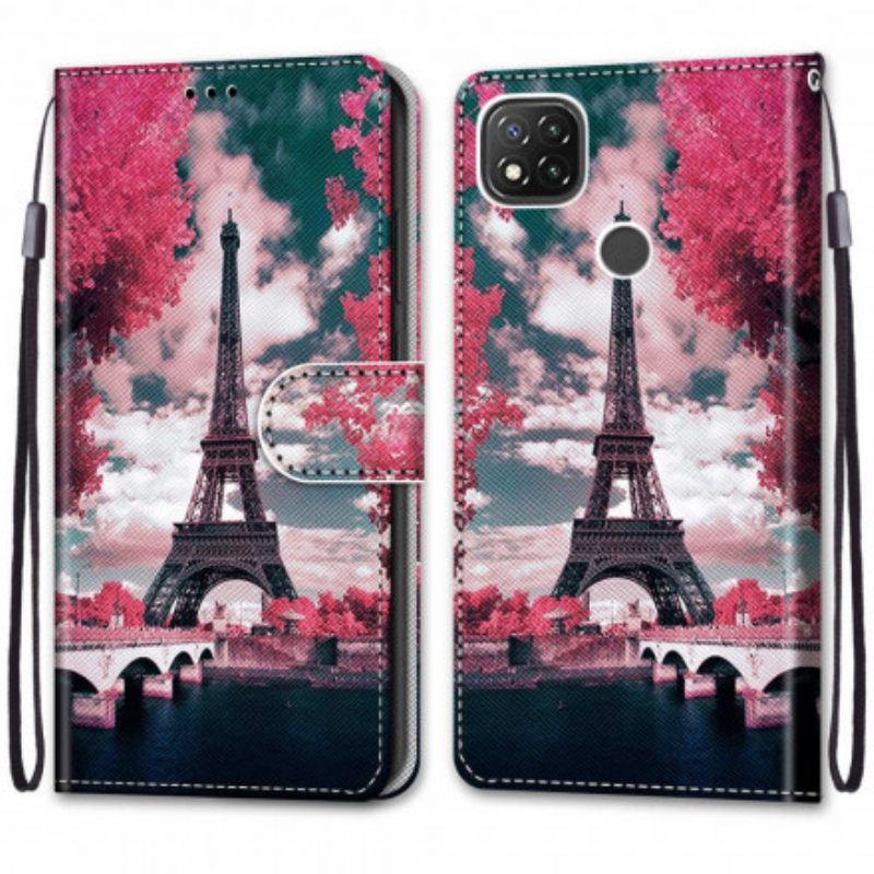 Kotelot Xiaomi Redmi 9C Eiffel-torni Kesällä