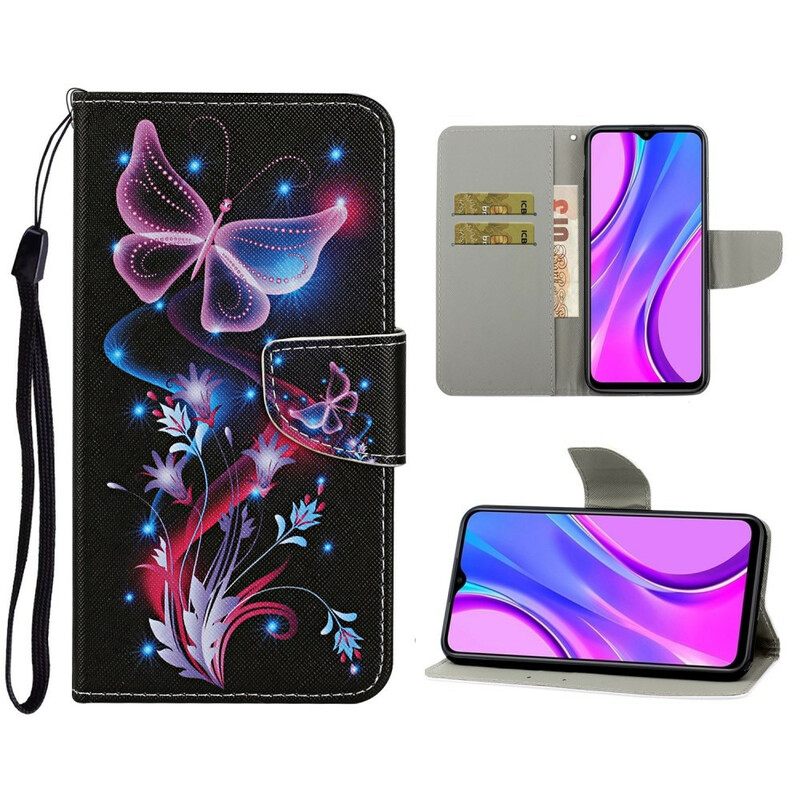 Kotelot Xiaomi Redmi 9C Enchanted Butterflies