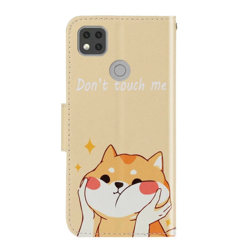 Kotelot Xiaomi Redmi 9C Suojaketju Kuori Cat Don't Touch Me Strappy