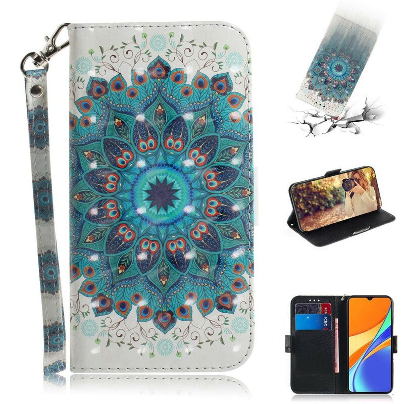 Kotelot Xiaomi Redmi 9C Suojaketju Kuori Magistral Strappy Mandala