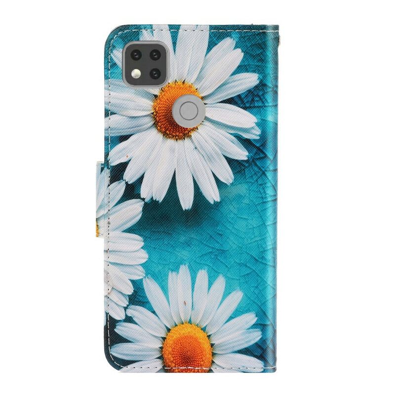 Kotelot Xiaomi Redmi 9C Suojaketju Kuori Thong Daisies