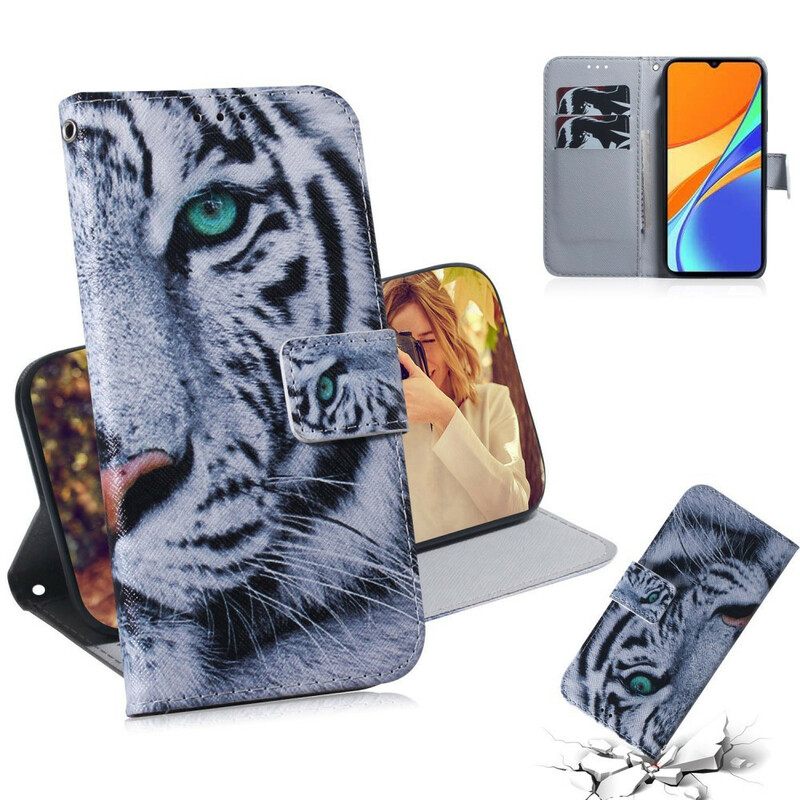 Kotelot Xiaomi Redmi 9C Tiger Face