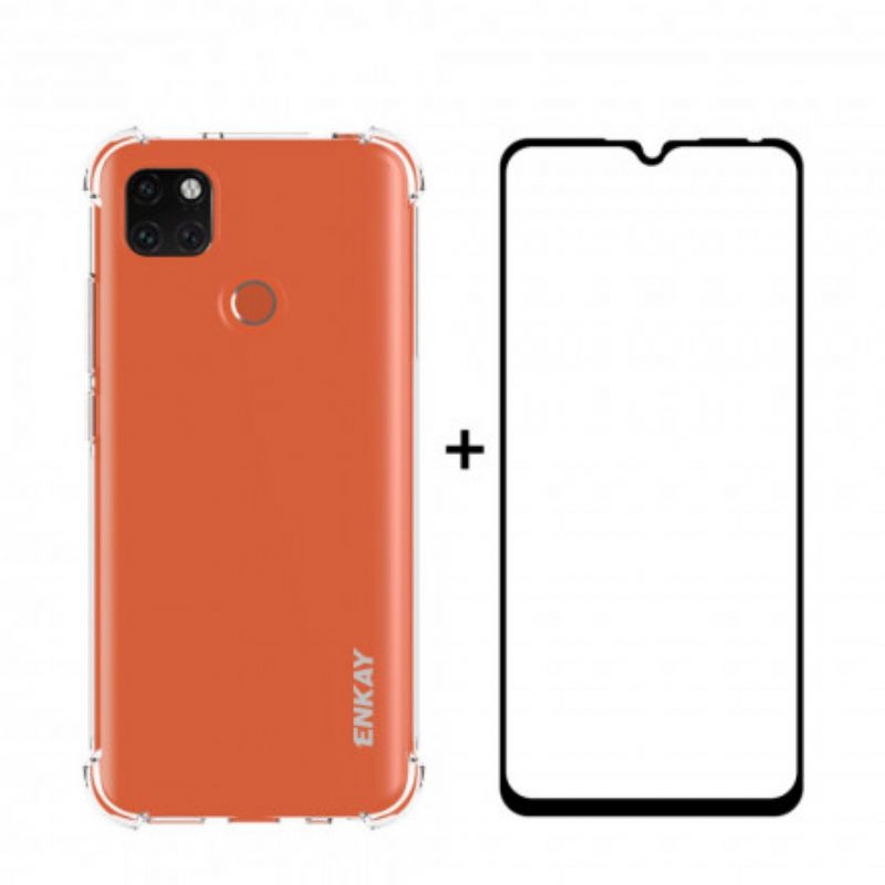 Kuori Xiaomi Redmi 9C Combo Ja Karkaistu Lasi Enkay