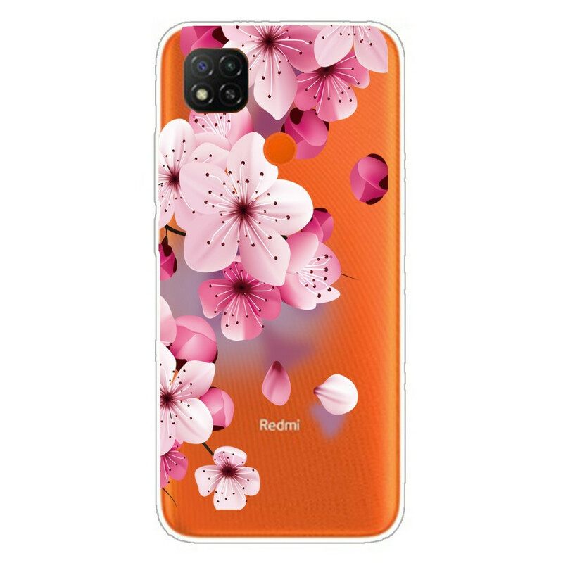 Kuori Xiaomi Redmi 9C Floral Premium