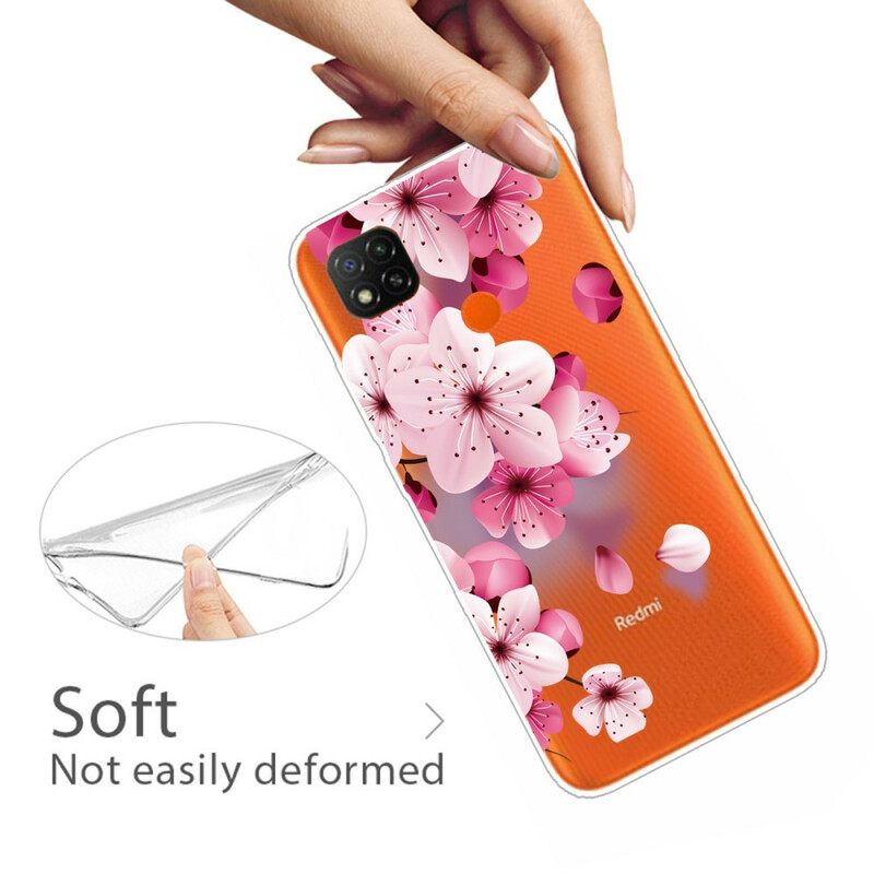 Kuori Xiaomi Redmi 9C Floral Premium