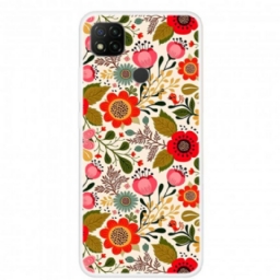 Kuori Xiaomi Redmi 9C Floral Tapestry