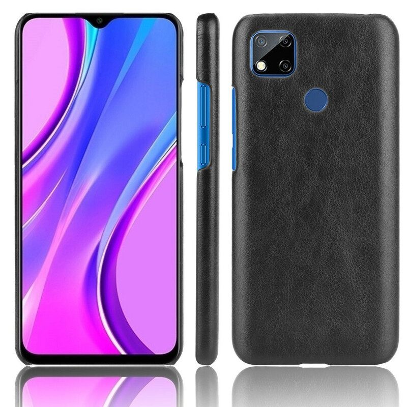 Kuori Xiaomi Redmi 9C Litchin Nahkaefekti