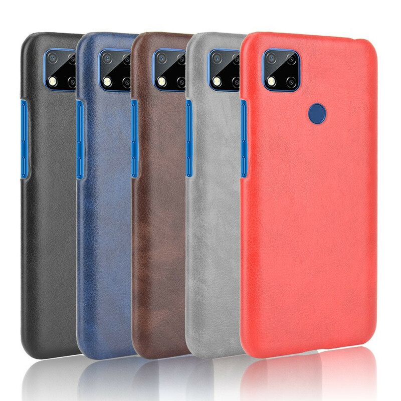 Kuori Xiaomi Redmi 9C Litchin Nahkaefekti