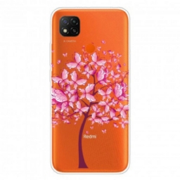 Kuori Xiaomi Redmi 9C Pink Tree Top