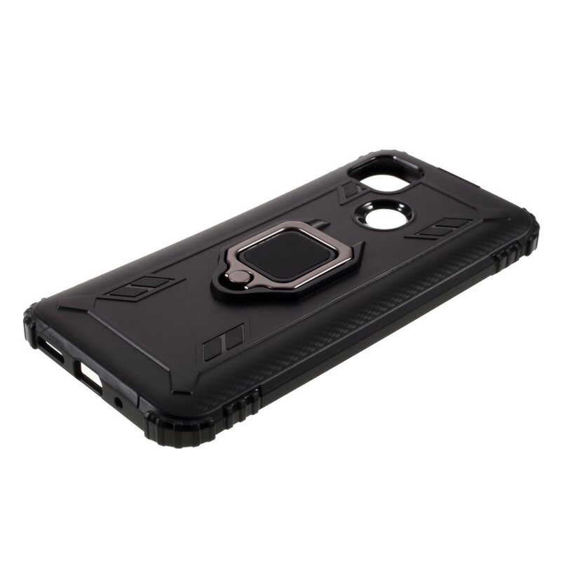 Kuori Xiaomi Redmi 9C Ring Style Carbon Fiber