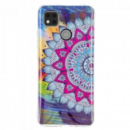 Kuori Xiaomi Redmi 9C Värikäs Fluoresoiva Mandala