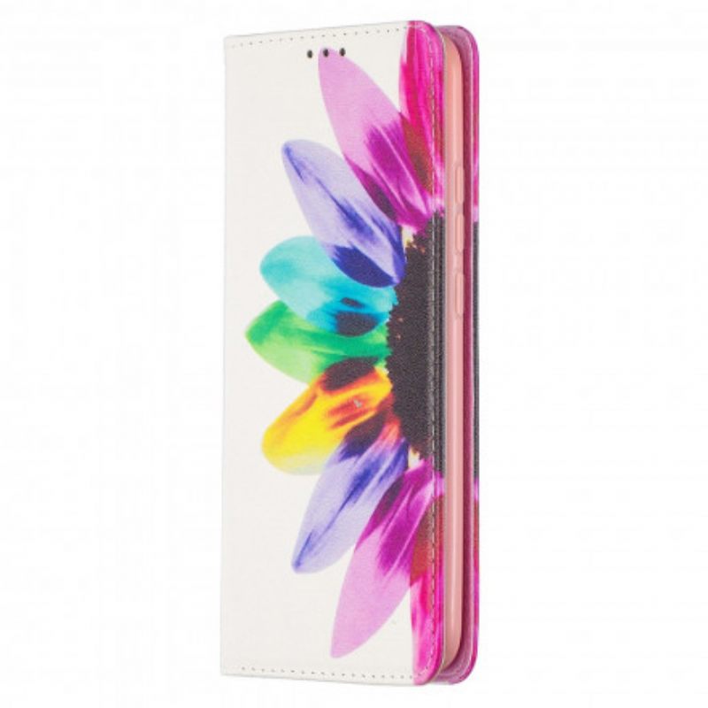 Puhelinkuoret Xiaomi Redmi 9C Kotelot Flip Flower Watercolour