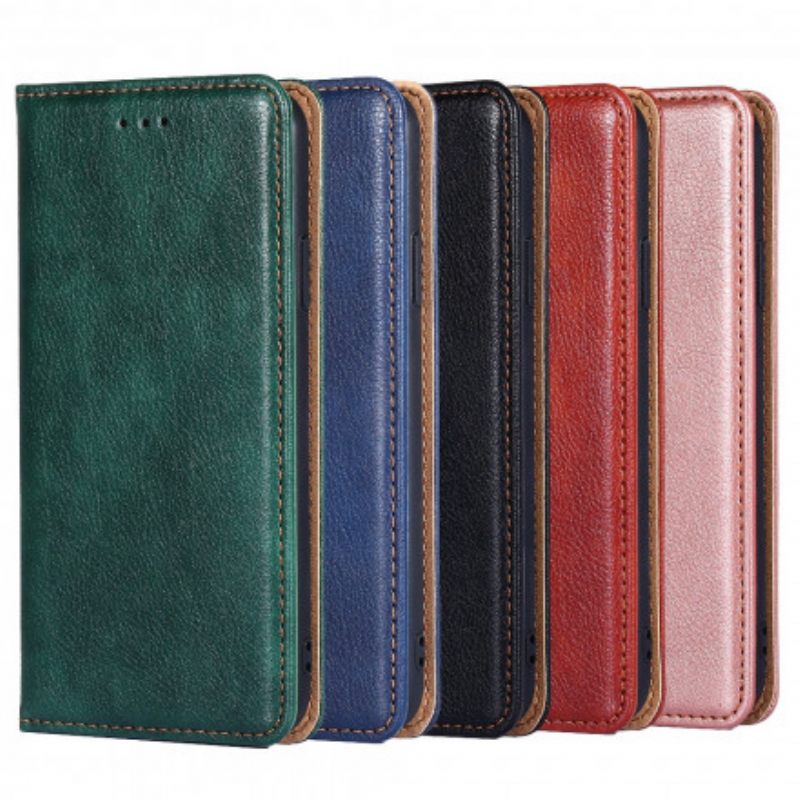 Puhelinkuoret Xiaomi Redmi 9C Kotelot Flip Vintage Leather Style