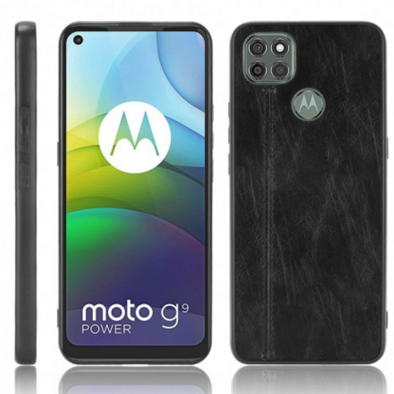 Case Moto G9 Power Couture Nahkaefekti