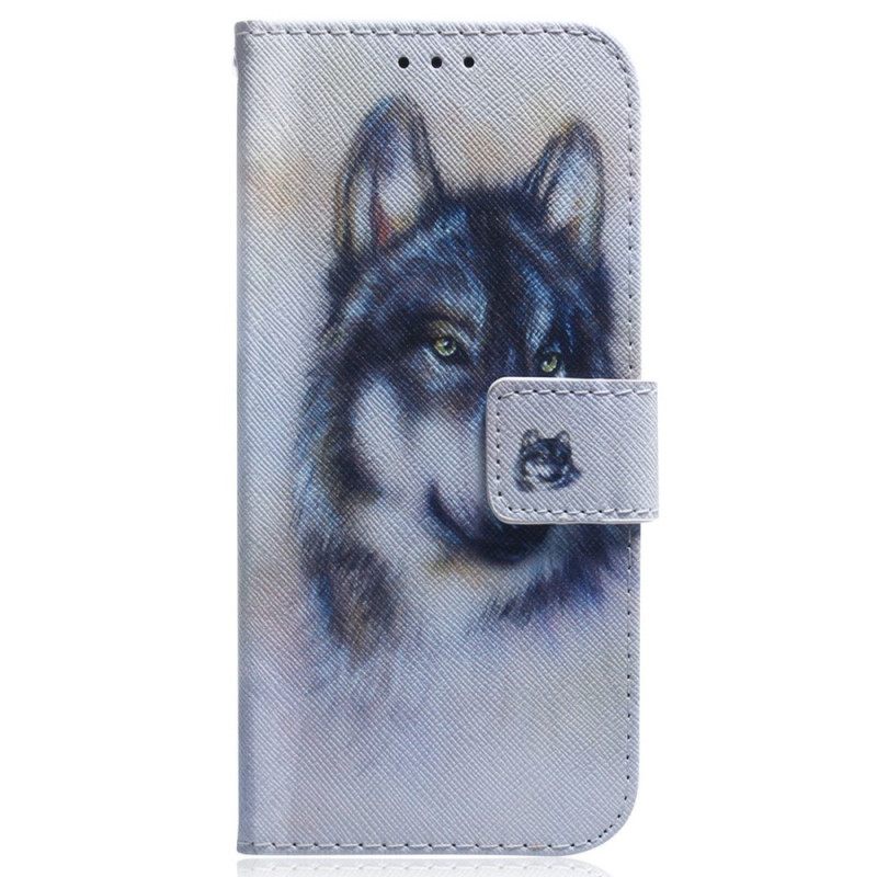 Flip Case Realme C31 Wolf Head