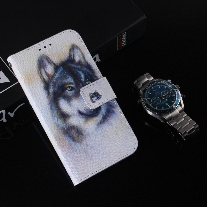 Flip Case Realme C31 Wolf Head