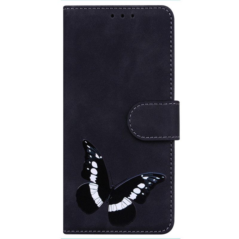 Kotelot Realme C31 Faux Leather Butterfly