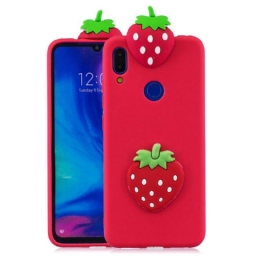 Case Xiaomi Redmi Note 7 3d Strawberry