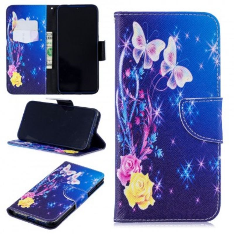 Kotelot Xiaomi Redmi Note 7 Butterflies In The Night