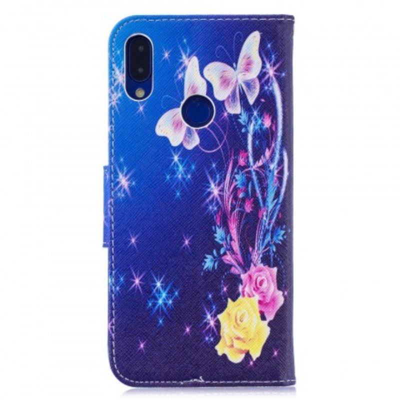 Kotelot Xiaomi Redmi Note 7 Butterflies In The Night