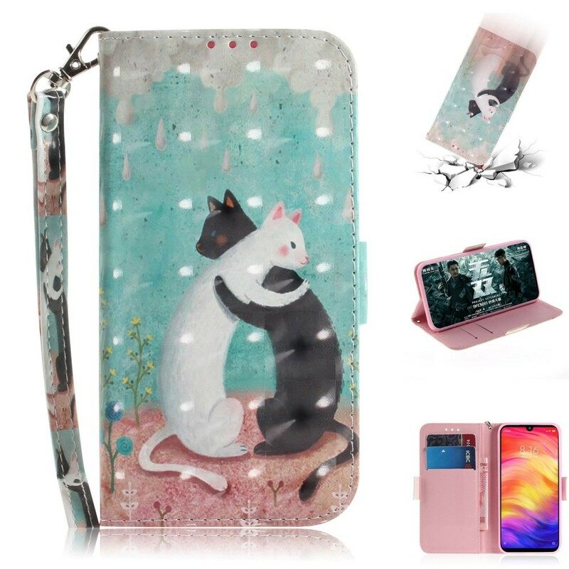 Kotelot Xiaomi Redmi Note 7 Suojaketju Kuori Friends Strong Cats