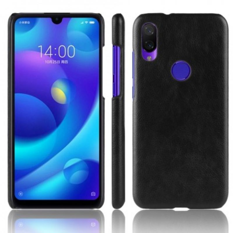 Kuori Xiaomi Redmi Note 7 Litchin Nahkaefekti