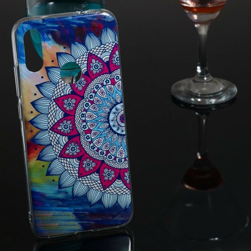 Kuori Xiaomi Redmi Note 7 Värikäs Fluoresoiva Mandala