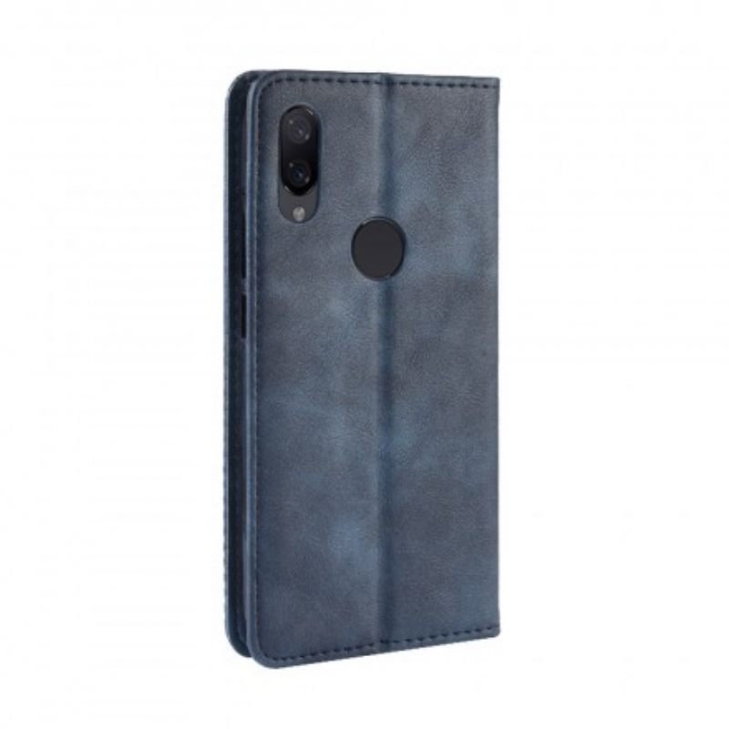 Puhelinkuoret Xiaomi Redmi Note 7 Kotelot Flip Tyylitelty Vintage-nahkaefekti