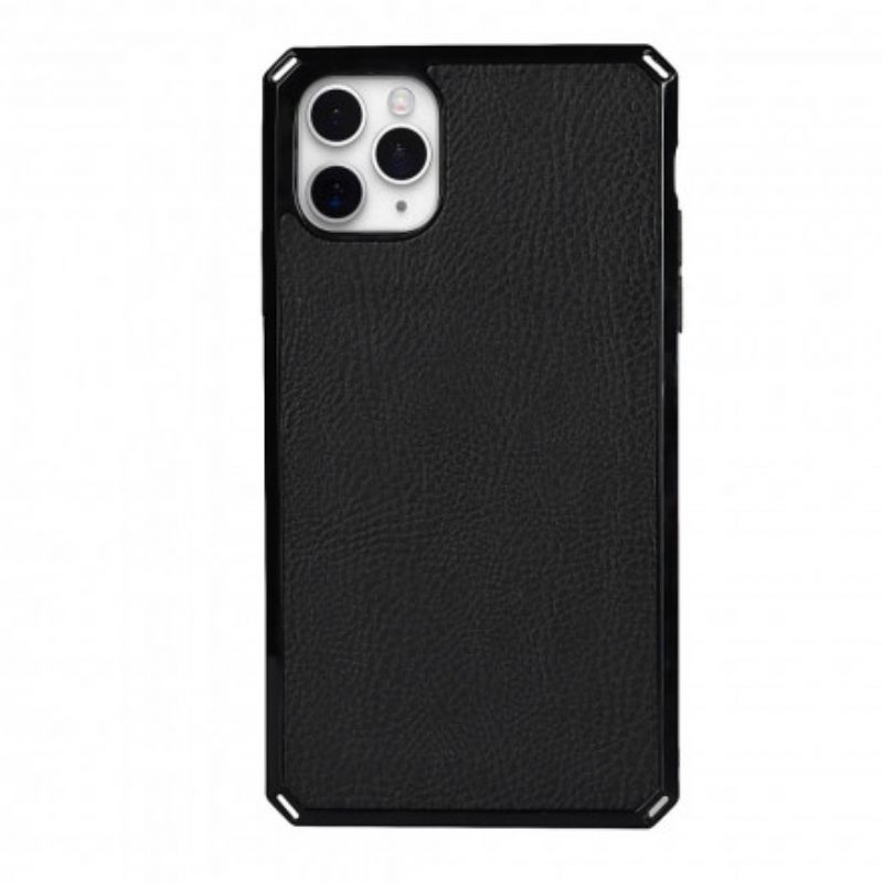 Case iPhone 11 Pro Max Kotelot Flip Irrotettava Aito Litsi-nahka