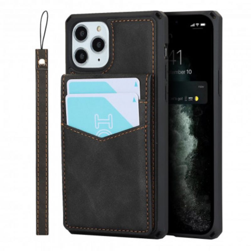 Case iPhone 11 Pro Max Pysty- Ja Vaakasuuntainen Tukikorttipidike