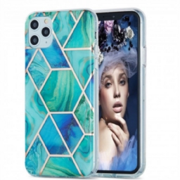 Case iPhone 11 Pro Max Silikonimarmorigeometria