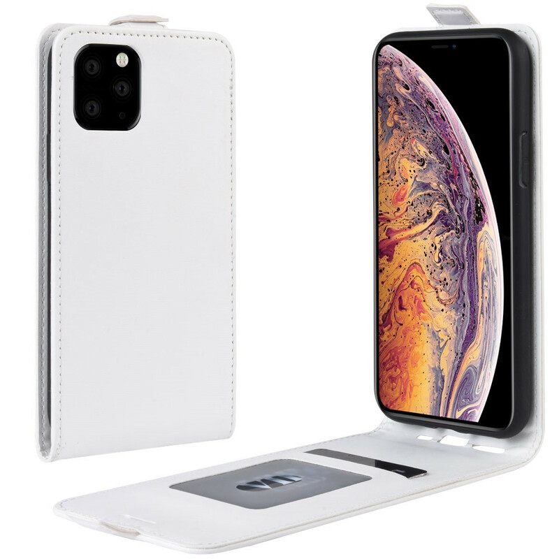 Kotelot iPhone 11 Pro Max Taitettava Nahkaefekti