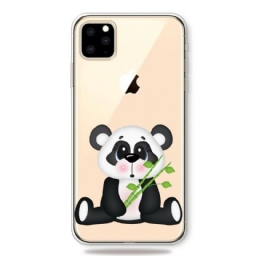 Kuori iPhone 11 Pro Max Transparent Sad Panda