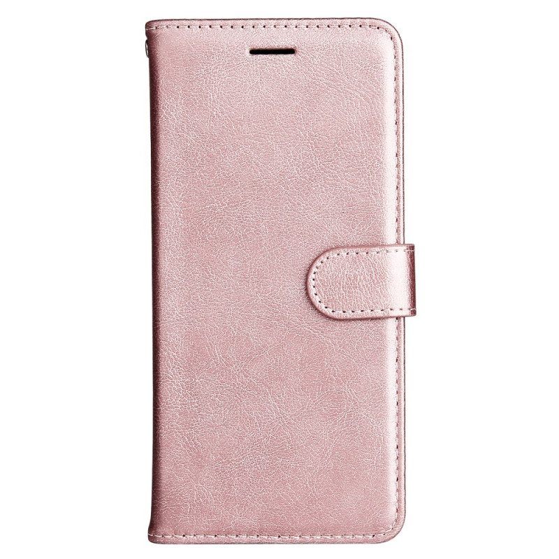 Flip Case Xiaomi Redmi Note 12 5G Suojaketju Kuori Tavallinen Hihnalla