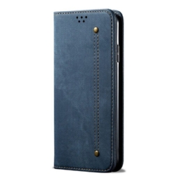 Puhelinkuoret Xiaomi Redmi Note 12 5G Kotelot Flip Denim Kangas