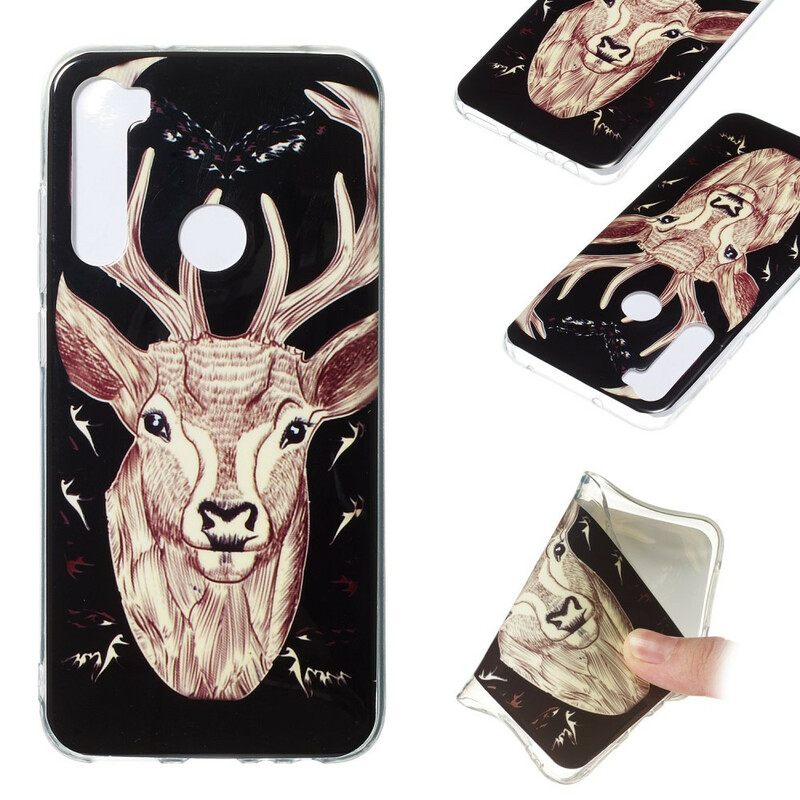 Case Xiaomi Redmi Note 8 Fluorescent Majestic Stag