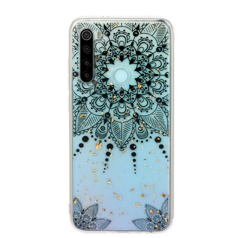 Case Xiaomi Redmi Note 8 Saumaton Harmaa Mandala