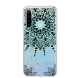 Case Xiaomi Redmi Note 8 Saumaton Harmaa Mandala