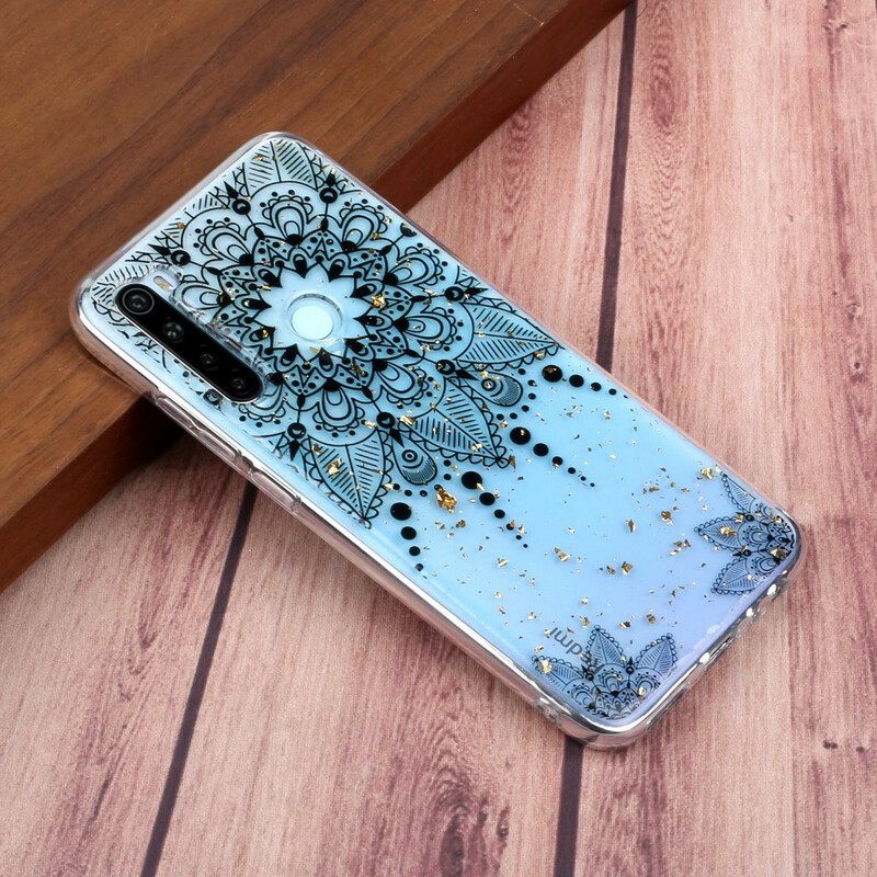 Case Xiaomi Redmi Note 8 Saumaton Harmaa Mandala