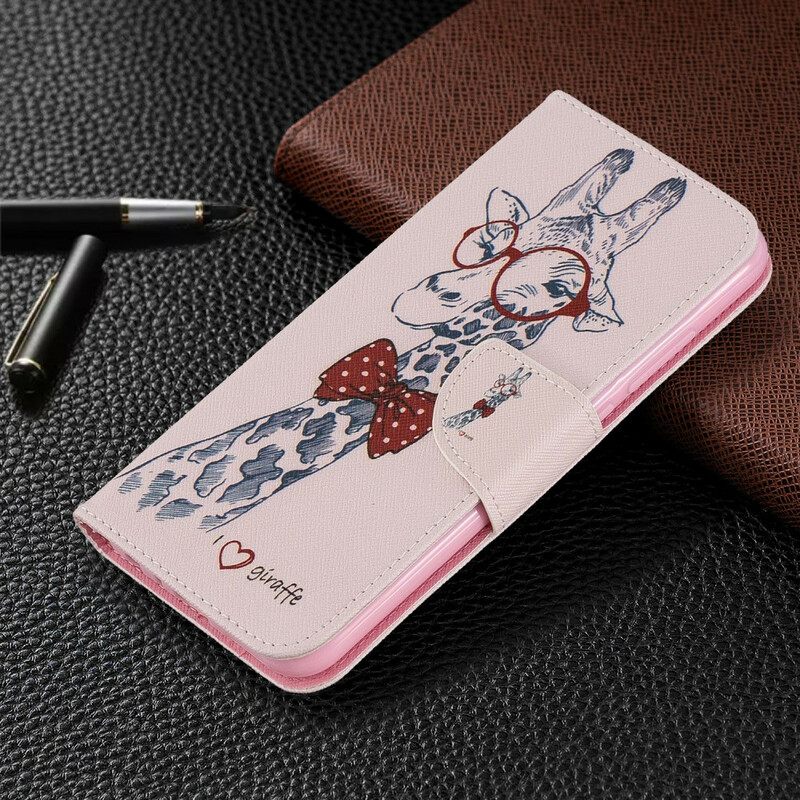 Kotelot Xiaomi Redmi Note 8 Brainy Giraffe