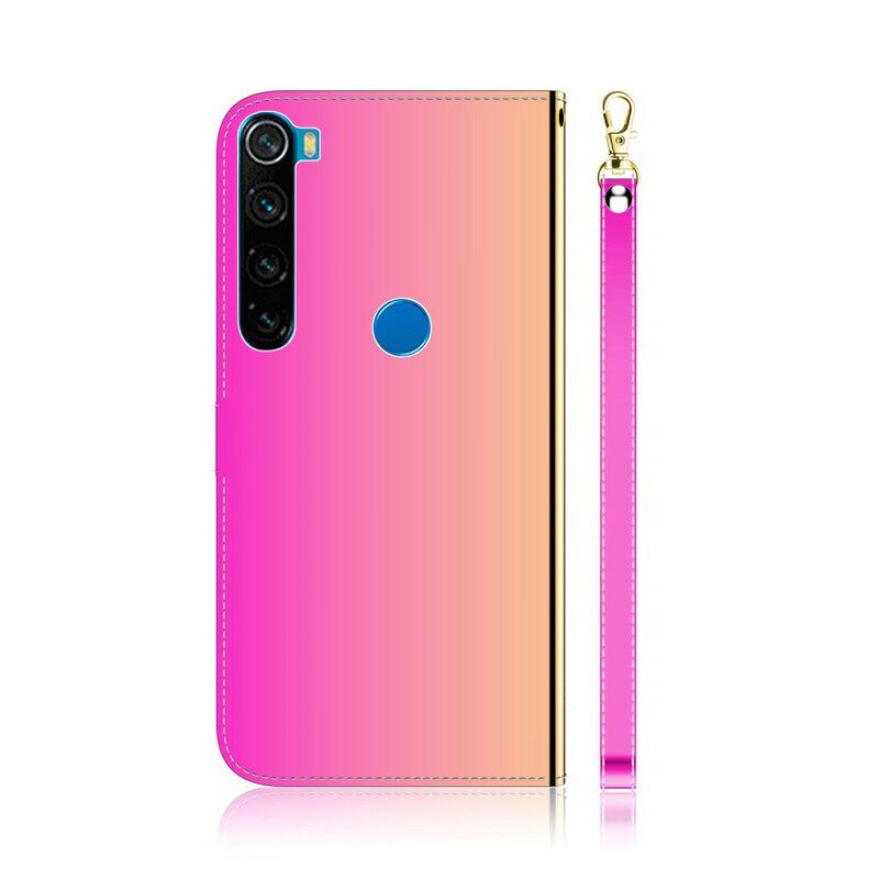 Kotelot Xiaomi Redmi Note 8 Keinonahkainen Peilin Kansi