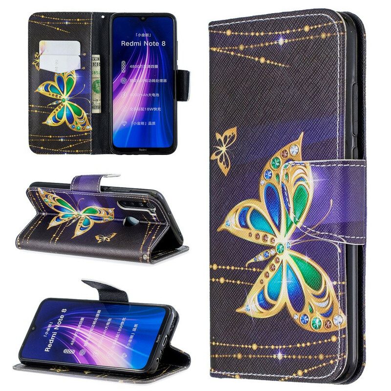 Kotelot Xiaomi Redmi Note 8 Magic Butterfly