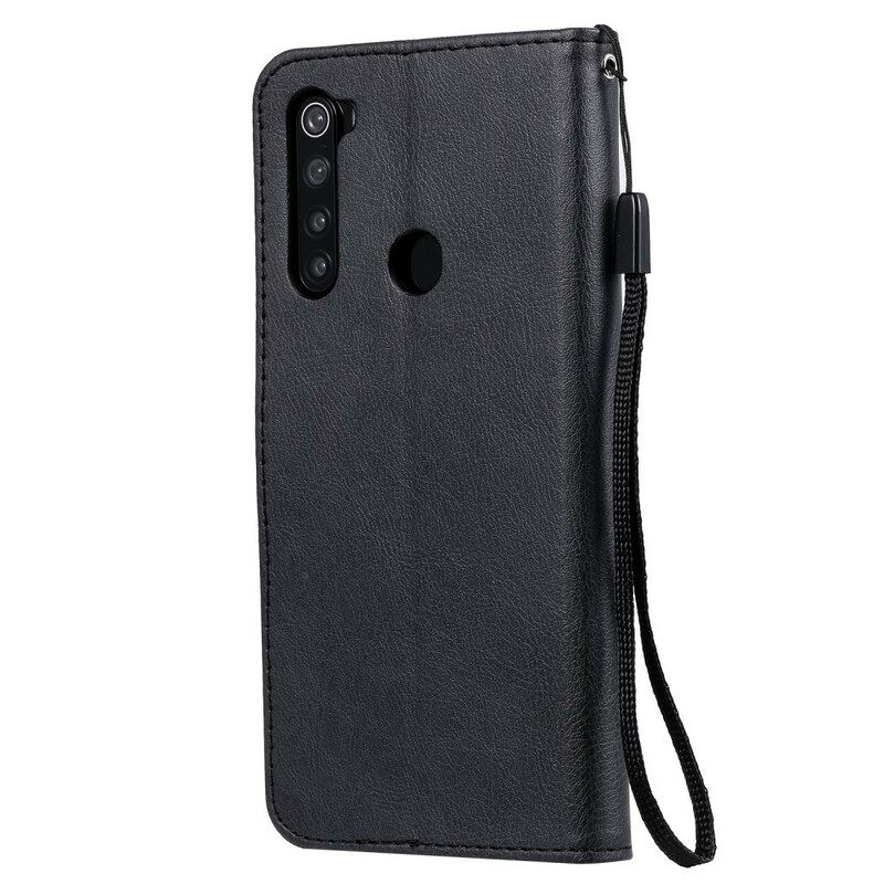 Kotelot Xiaomi Redmi Note 8 Suojaketju Kuori Nahkainen Efektihihna