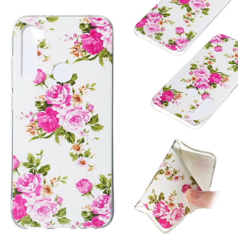 Kuori Xiaomi Redmi Note 8 Fluorescent Liberty Flowers