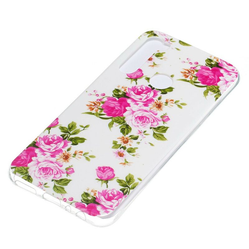 Kuori Xiaomi Redmi Note 8 Fluorescent Liberty Flowers