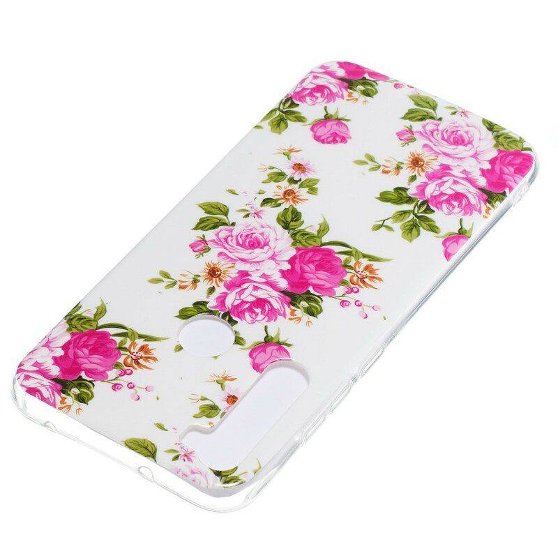 Kuori Xiaomi Redmi Note 8 Fluorescent Liberty Flowers