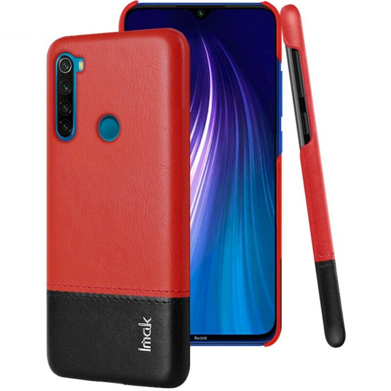 Kuori Xiaomi Redmi Note 8 Imak Ruiyi Sarjan Nahkaefekti