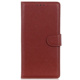 Flip Case Samsung Galaxy M13 Perinteinen Keinonahka