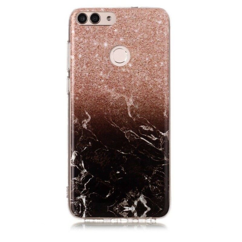 Case Huawei P Smart Glitter Marble