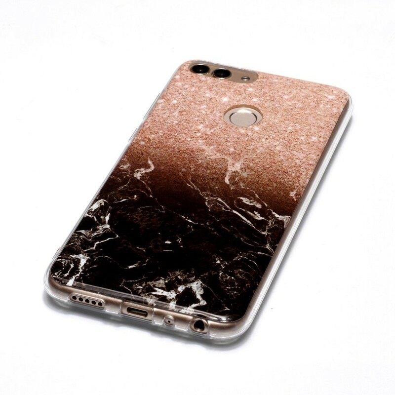 Case Huawei P Smart Glitter Marble